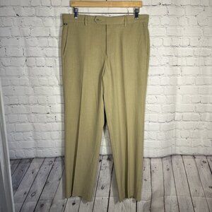 Tommy Bahama Silk Pants Mens 33x32 Beige Chino Khaki Workwear Business Party